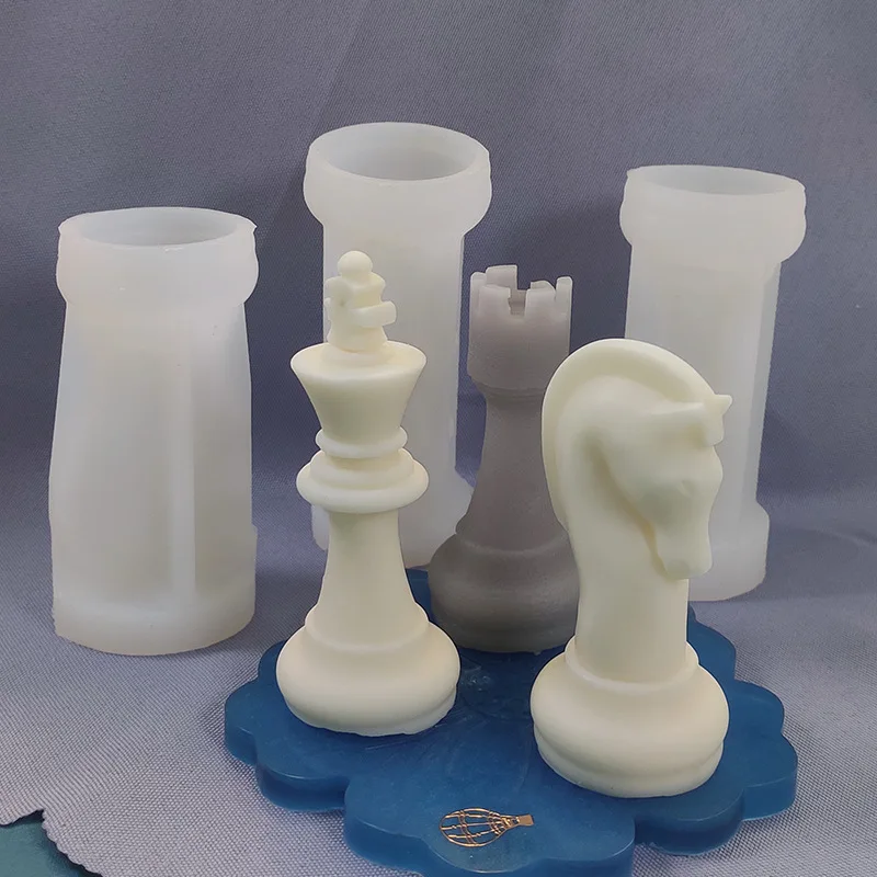 Candle. Queen - Cetakan Silikon Lilin Bentuk Pion Catur