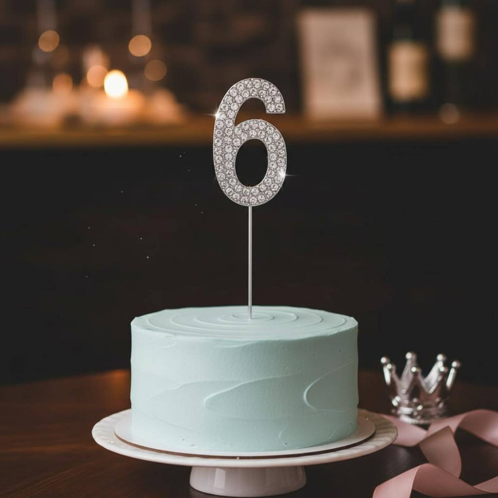 Candle. Queen - Hiasan Kue Mahkota Kristal Hiasan Kue