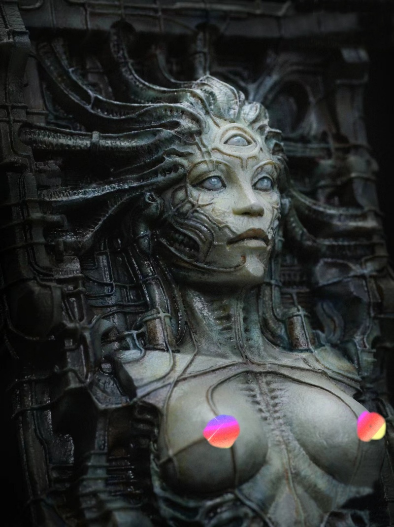 Candle. Queen - Cetakan silikon Alien Queen DIY Resin