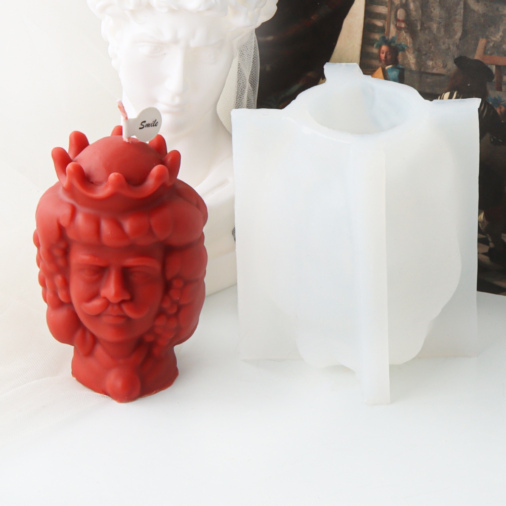 Candle. Queen - Cetakan Lilin Silikon Raja Ratu Cetakan