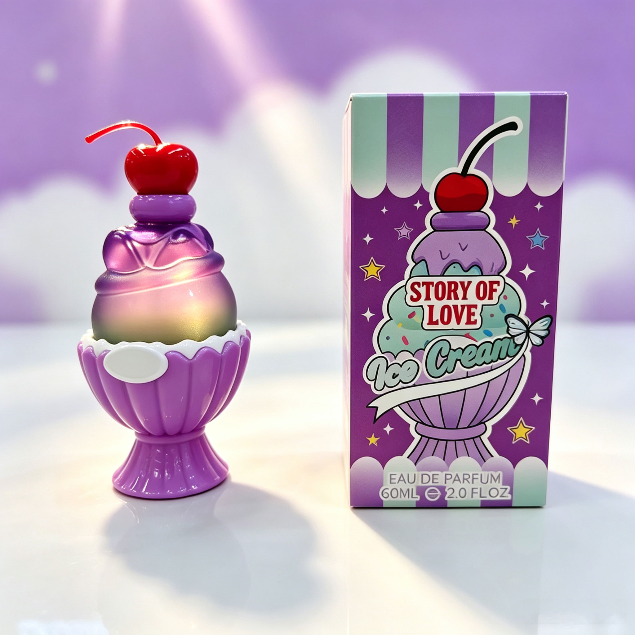 Eau De Parfum Berbentuk Es Kri - Candle Shop ulasan dan harga