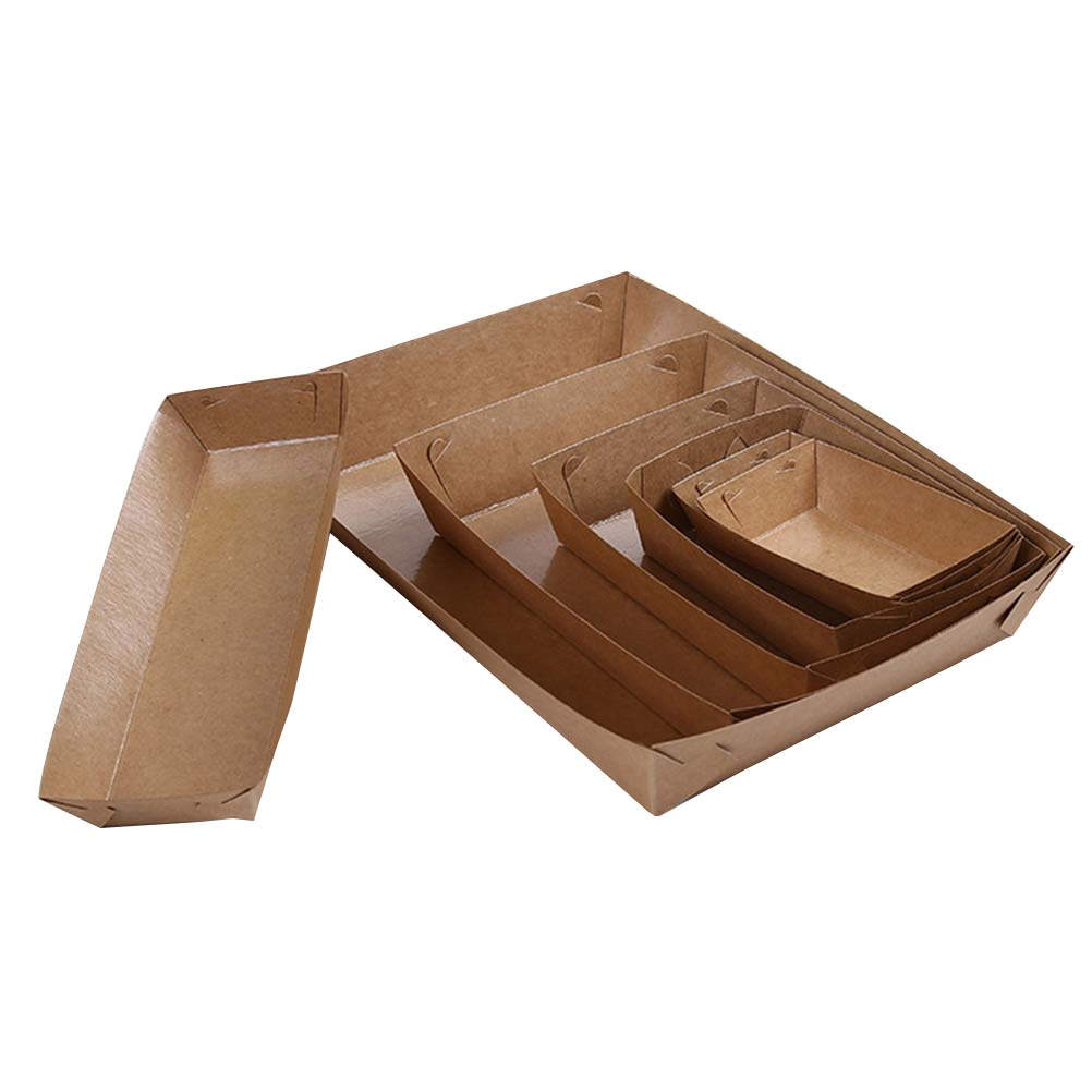 30Pcs Kotak Kemasan Sekali Pak - Kraft Paper Box ulasan dan harga