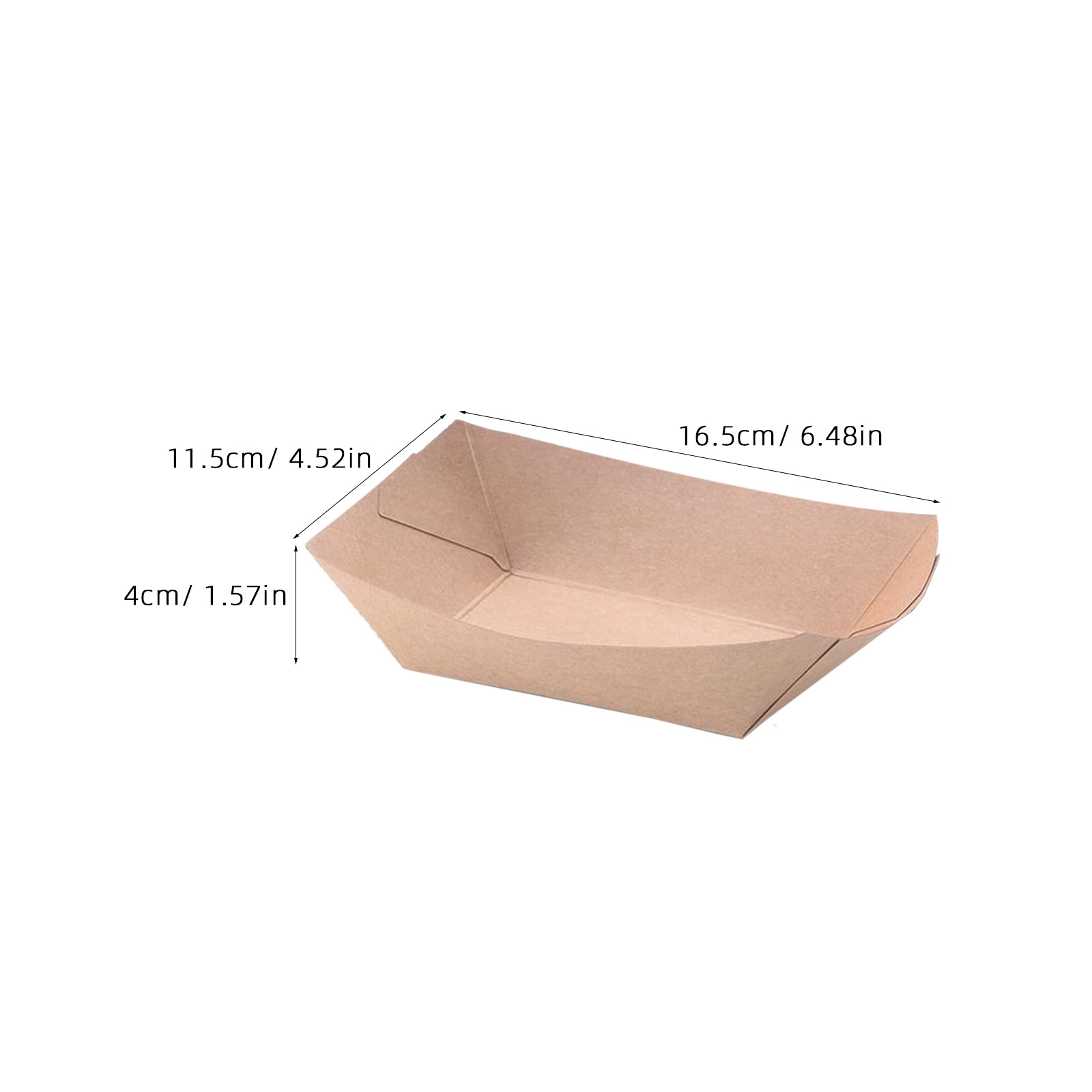 50Pcs Kotak Makanan Ringan dar - Kraft Paper Box ulasan dan harga