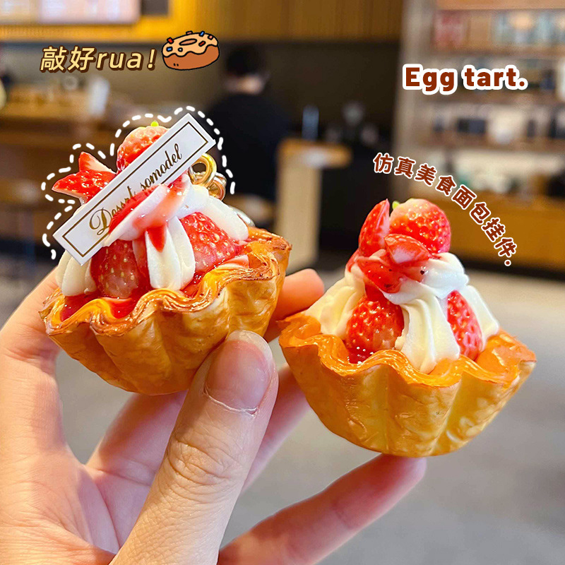 Gantungan Kunci Tart Telur Str - Candle Shop ulasan dan harga