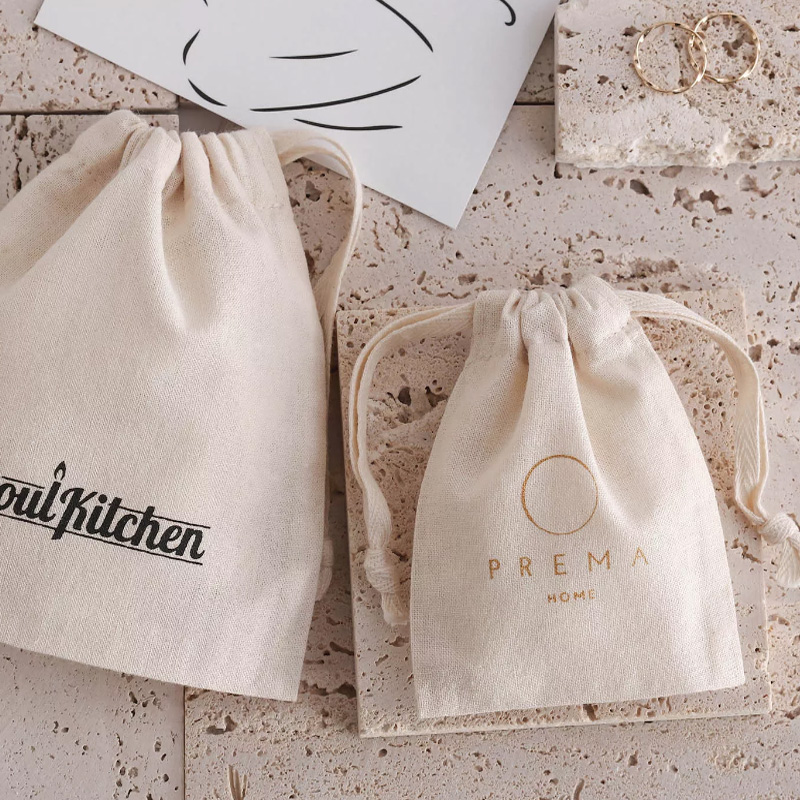 Tas hadiah katun alami 5x6cm 7 - Candle Souvenir ulasan dan harga
