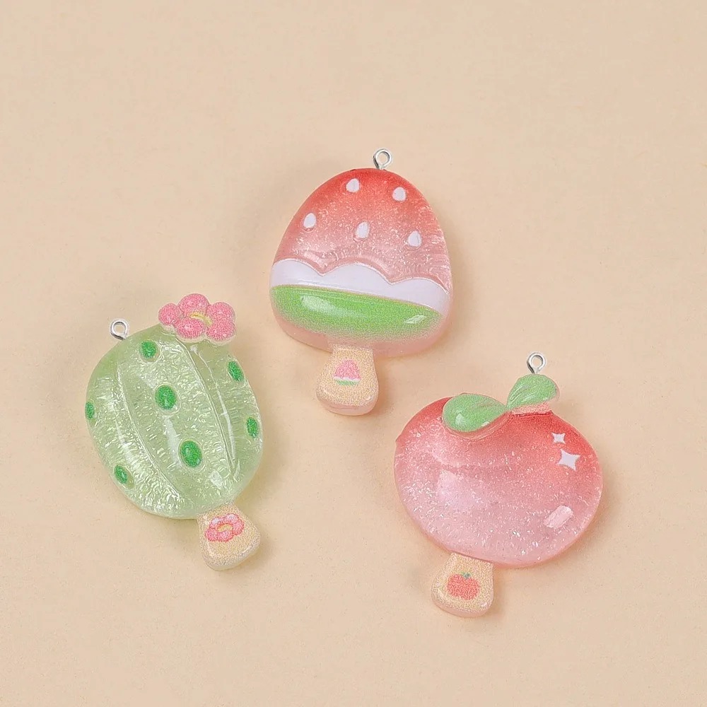 10Pcs Liontin Resin Es Krim Ka - Candle Shop ulasan dan harga
